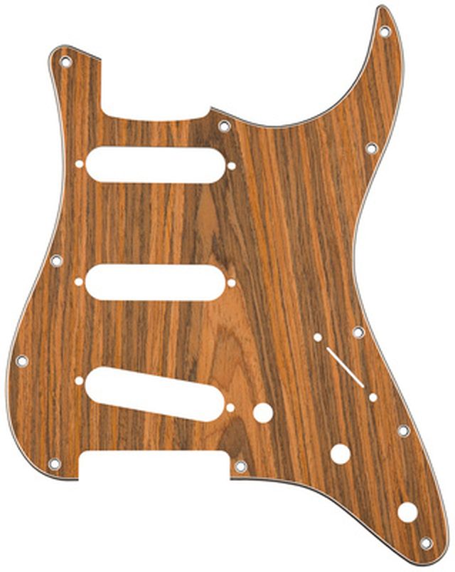 Fender Strat SSS Pickguard Rosewood