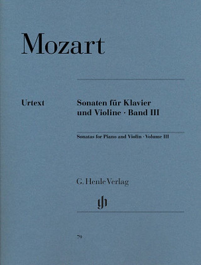 Henle Verlag Mozart Violinsonaten 3