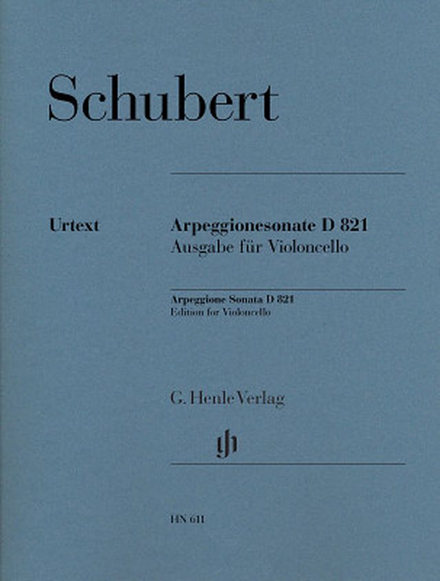 Henle Verlag Schubert Sonate a-Moll Cello