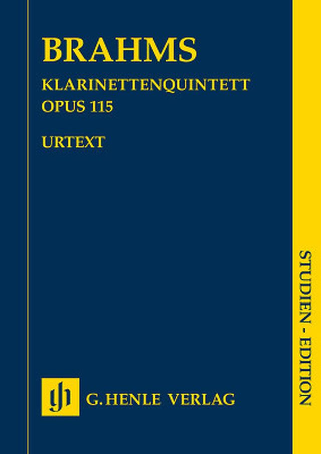 Henle Verlag Brahms Klarinettenquintett