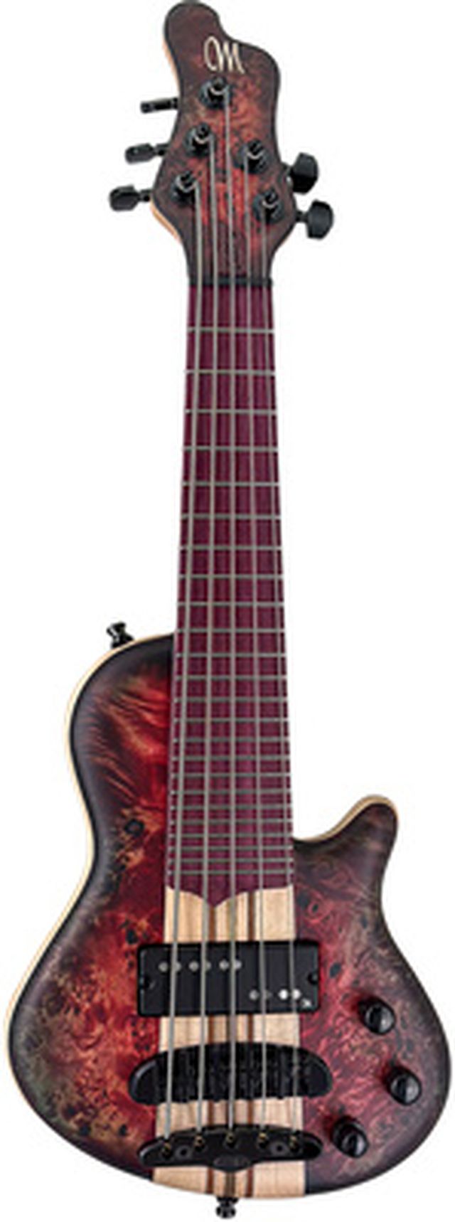 Mayones Guitars Cali 5 Custom Brown Burst