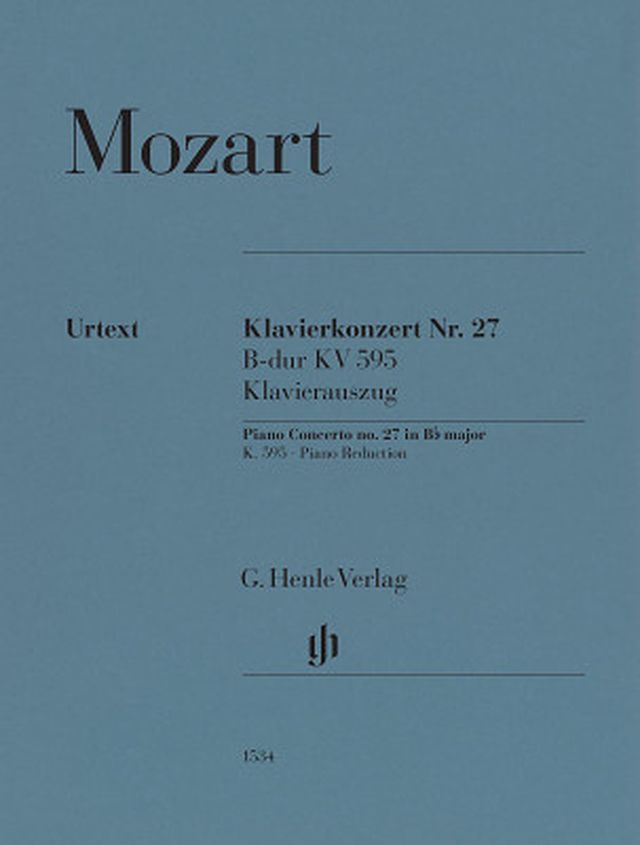 Henle Verlag Mozart Klavierkonzert Nr. 27