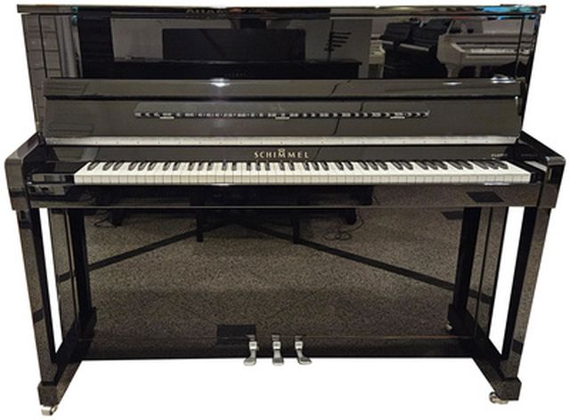 Schimmel Piano used black