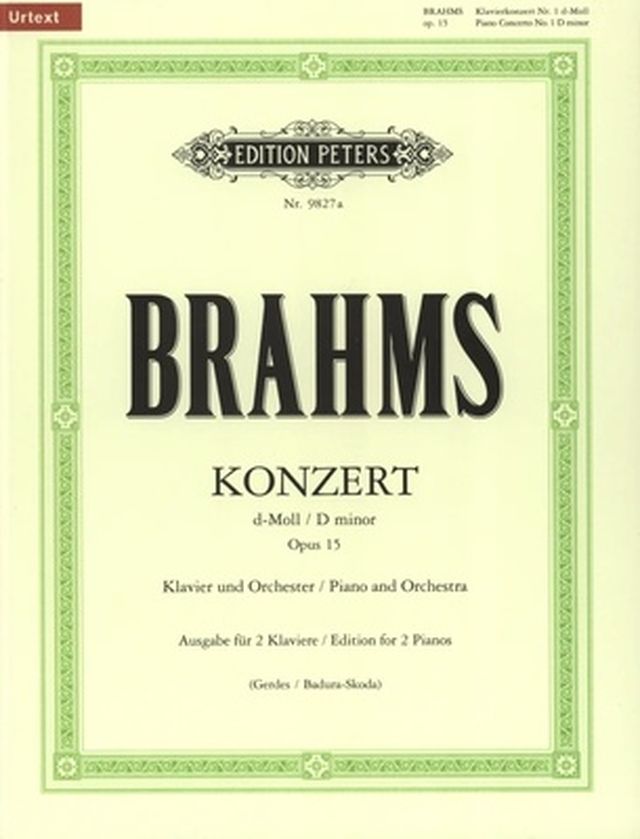 Edition Peters Brahms Klavierkonzert Nr. 1