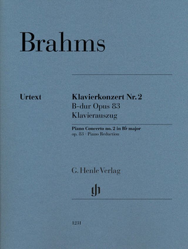 Henle Verlag Brahms Klavierkonzert Nr. 2