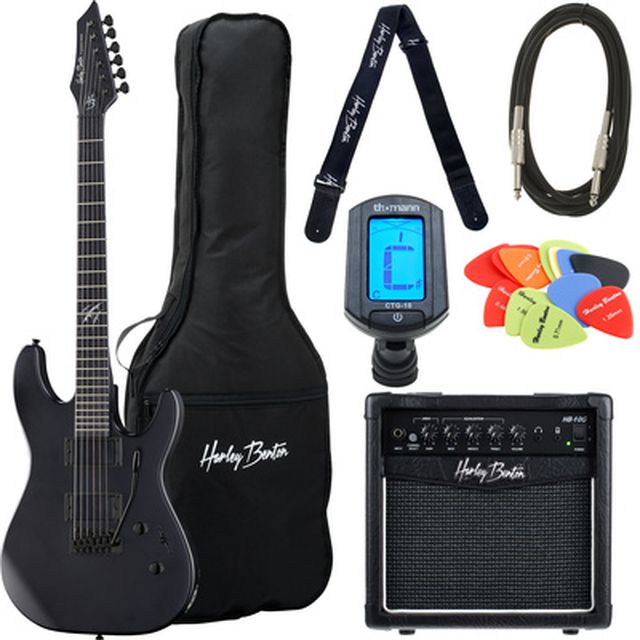 Harley Benton HWY-25BKS Progressive S Bundle