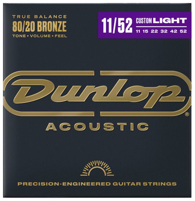 Dunlop Bronze Acoustic Set 11-52