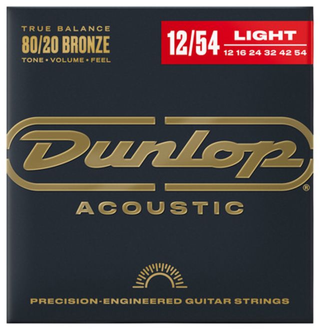 Dunlop Bronze Acoustic Set 12-54