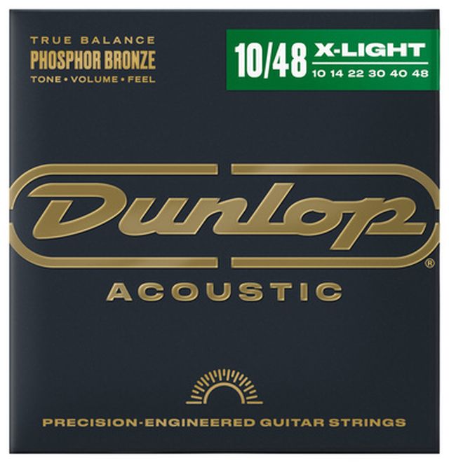 Dunlop Ph/Bronze Acoustic Set 10-48