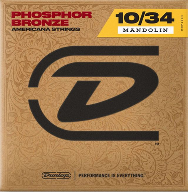 Dunlop Mandolin Set PH/B 4str 10-34