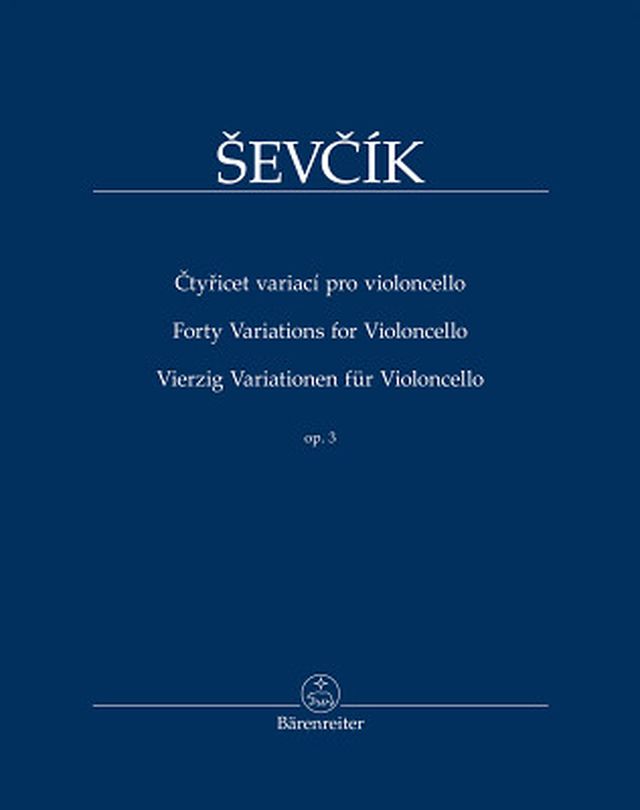 Bärenreiter Ševcík Variationen op.3 Cello