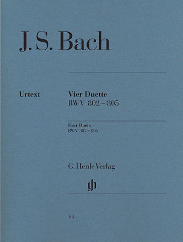 Henle Verlag Bach Vier Duette BWV 802-805