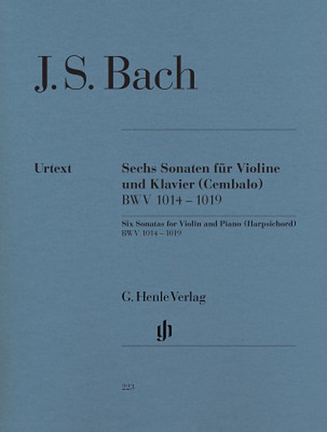 Henle Verlag Bach Sechs Violinsonaten