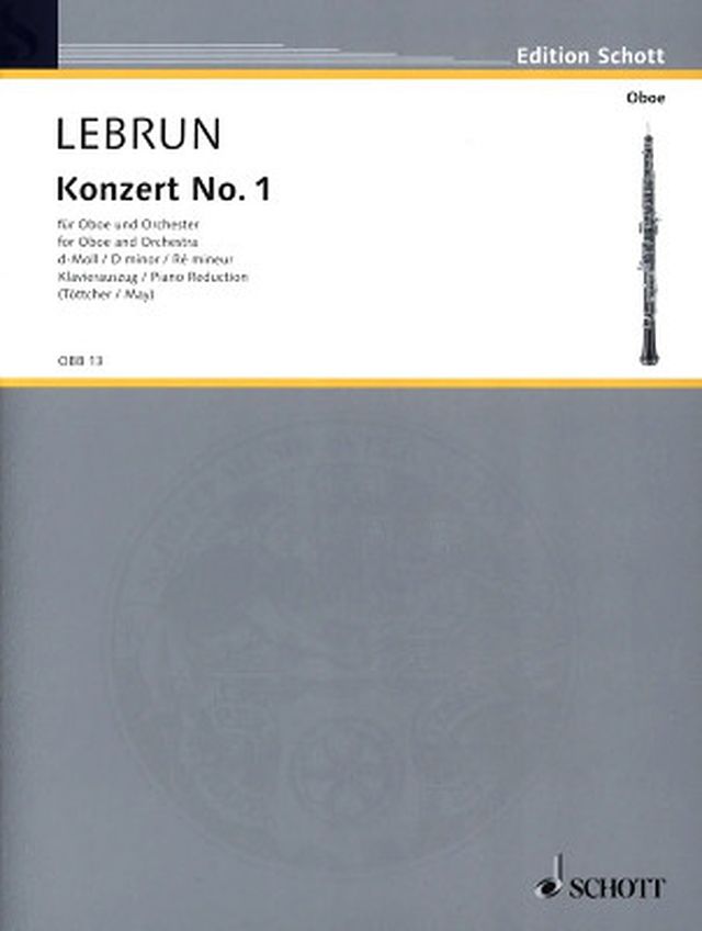 Schott Lebrun Concert Nr. 1 d-moll