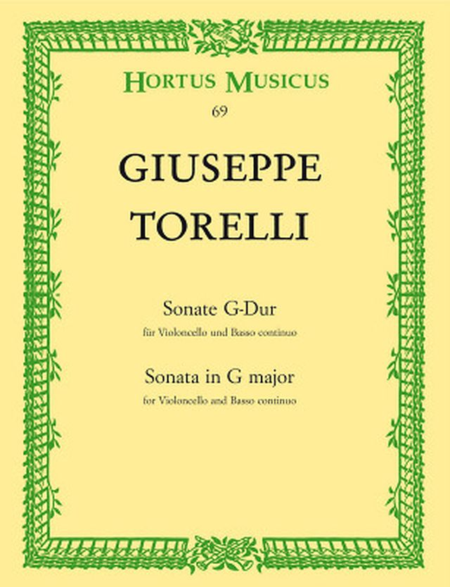 Bärenreiter Torelli Sonate Violoncello