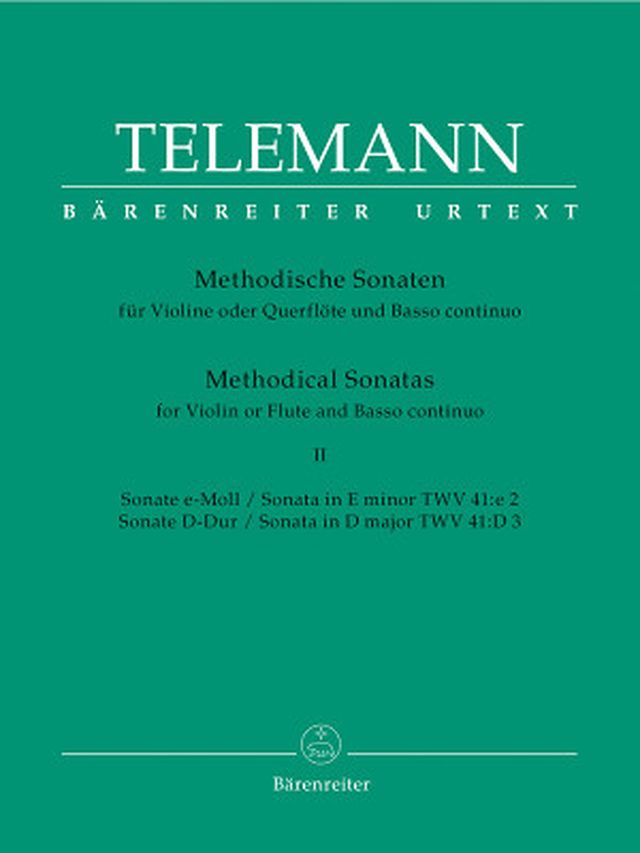 Bärenreiter Telemann Methodische Sonaten 2
