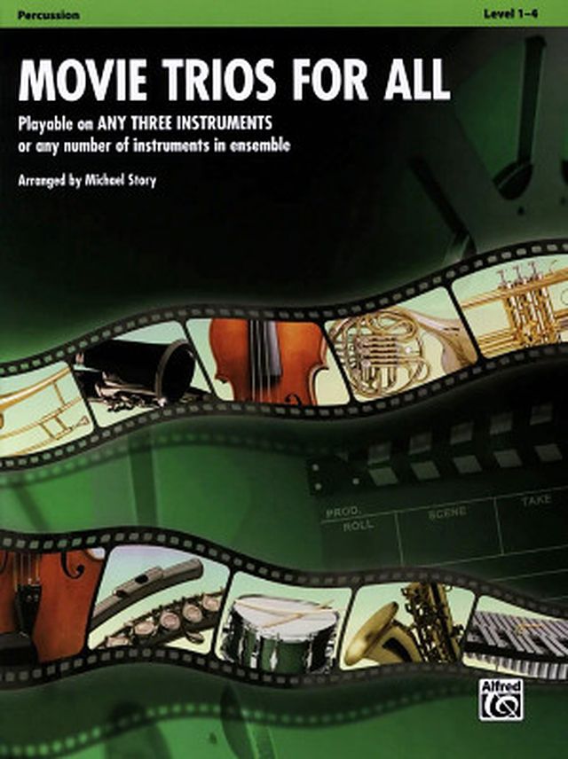 Alfred Music Publishing Movie Trios For All Percussion