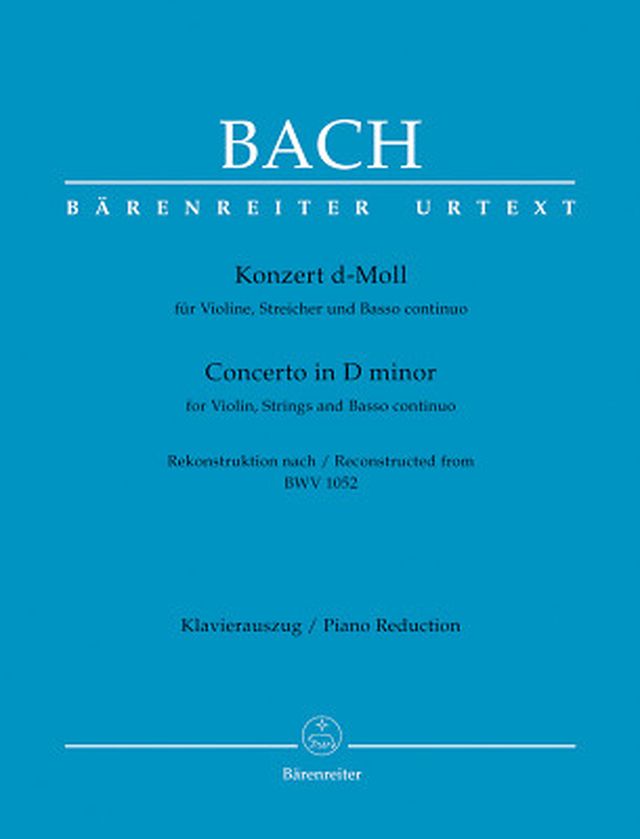 Bärenreiter Bach Violinkonzert BWV 1052