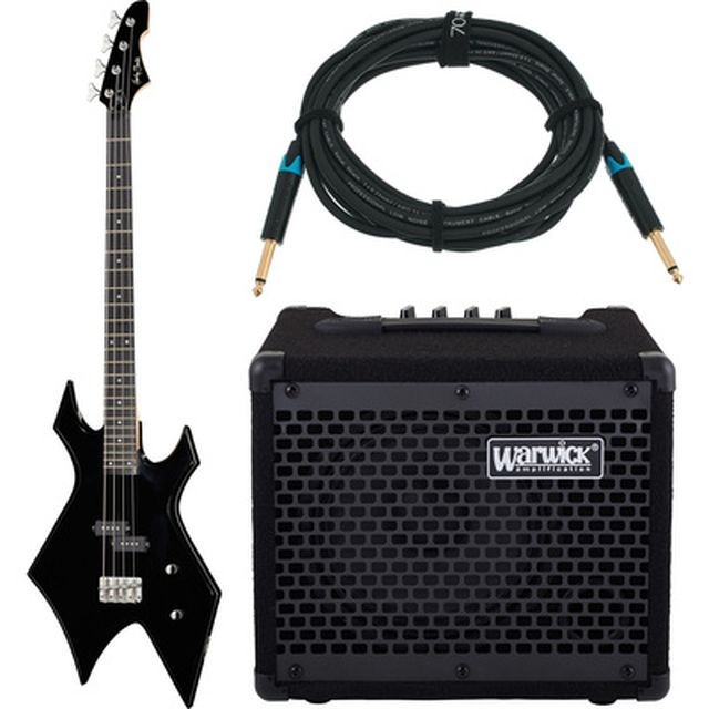 Harley Benton WB-20BK Rock Series w/Warwick