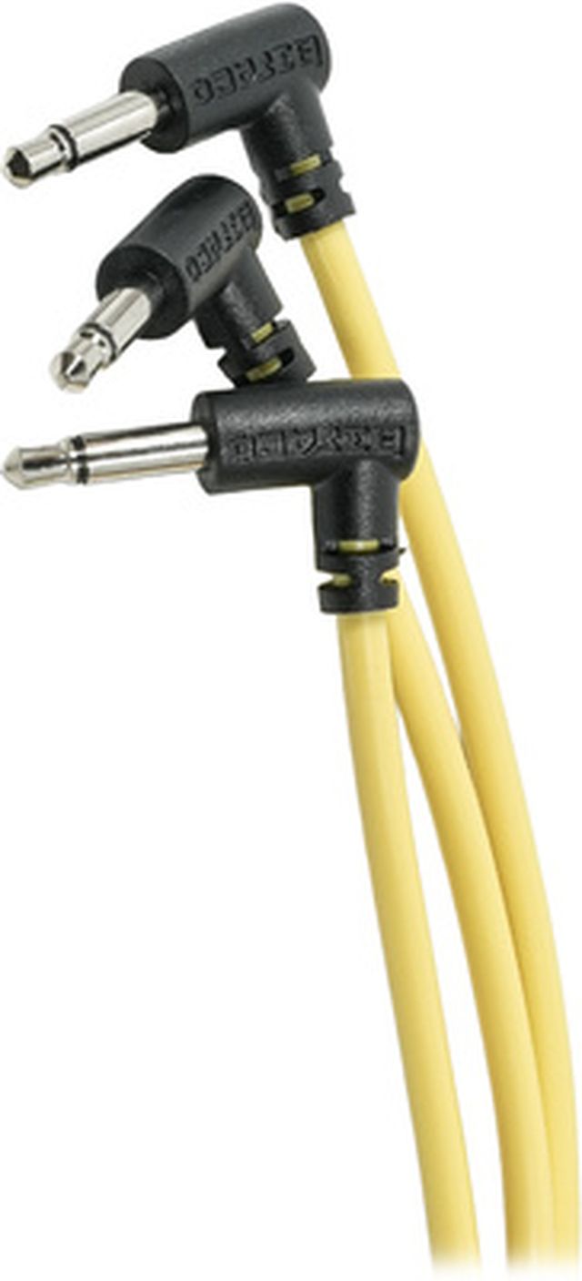 Befaco Patch Cables 15cm Yellow