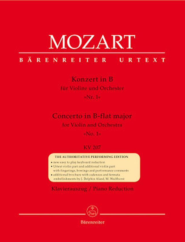 Bärenreiter Mozart Violinkonzert Nr. 1