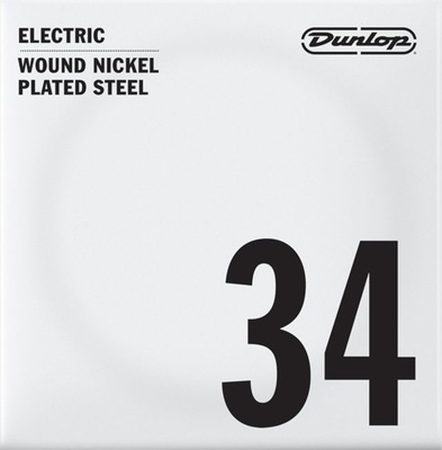 Dunlop Nickel Wound Single Str 034w