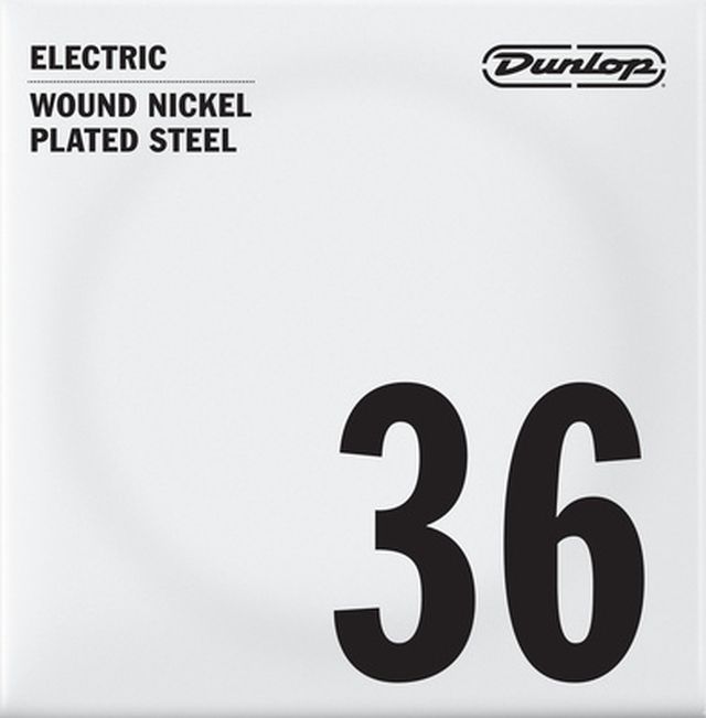 Dunlop Nickel Wound Single Str 036w