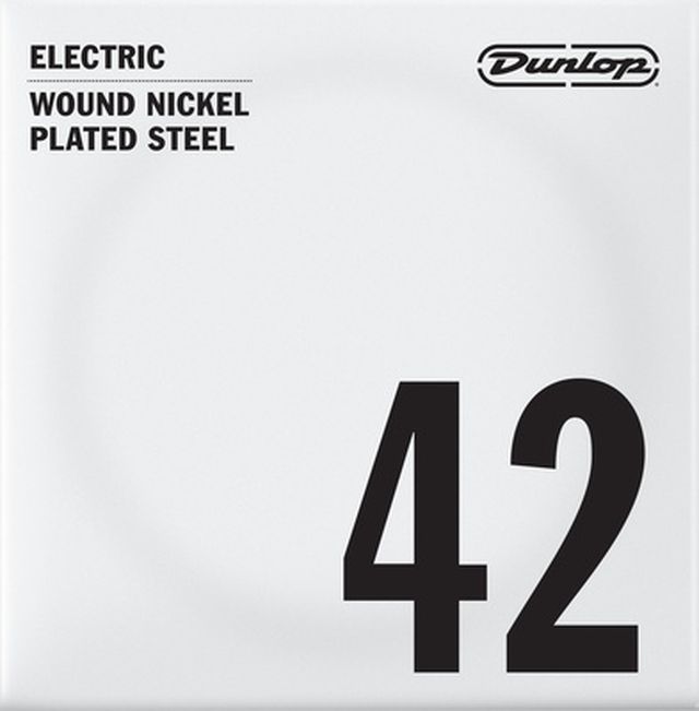 Dunlop Nickel Wound Single Str 042w