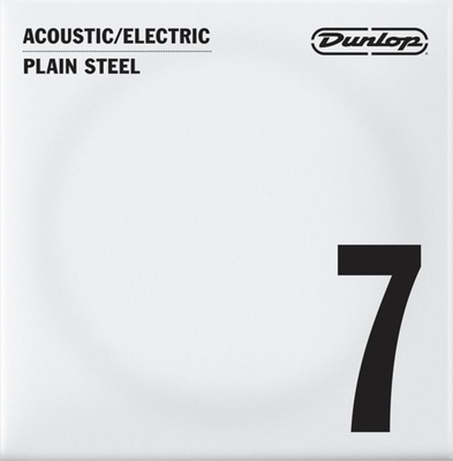 Dunlop Plain Steel Single String 007