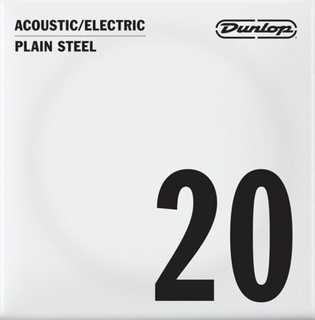 Dunlop Plain Steel Single String 020