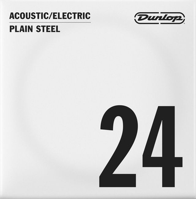 Dunlop Plain Steel Single String 024