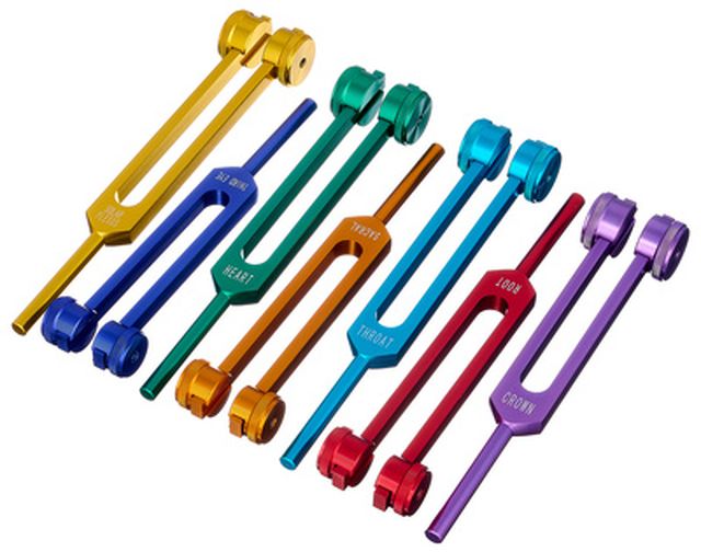 Thomann Tuning Fork Chakra Set