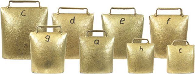 Thomann Musikglocken Satz C4-C5 D