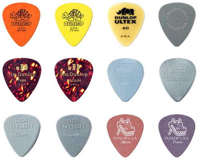 Dunlop Guitar Pick LT MD Variety Pack