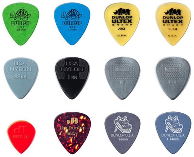 Dunlop Guitar Pick MD HV Variety Pack