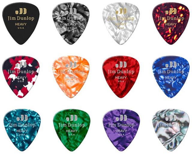 Dunlop Celluloid Heavy Variety Pack