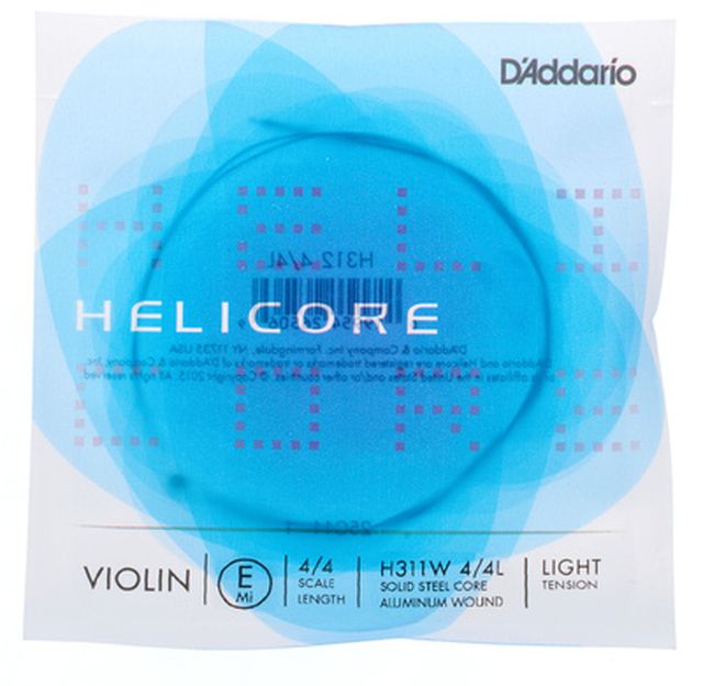 Daddario Helicore VN E 4/4 LGT BE W