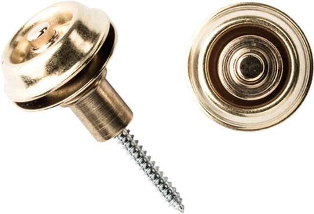 Dunlop Straplok Brass Flush Mount