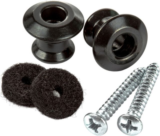 Dunlop Strap Button Set Black Dual D