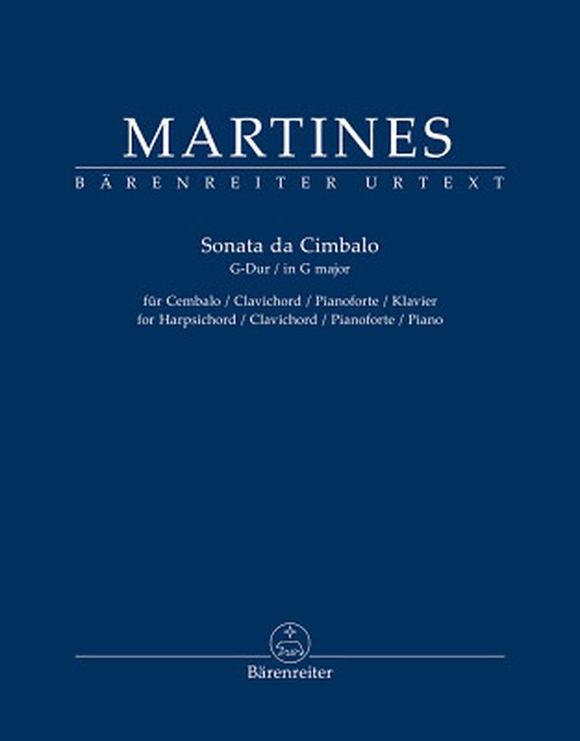 Bärenreiter Martines Sonata da Cimbalo