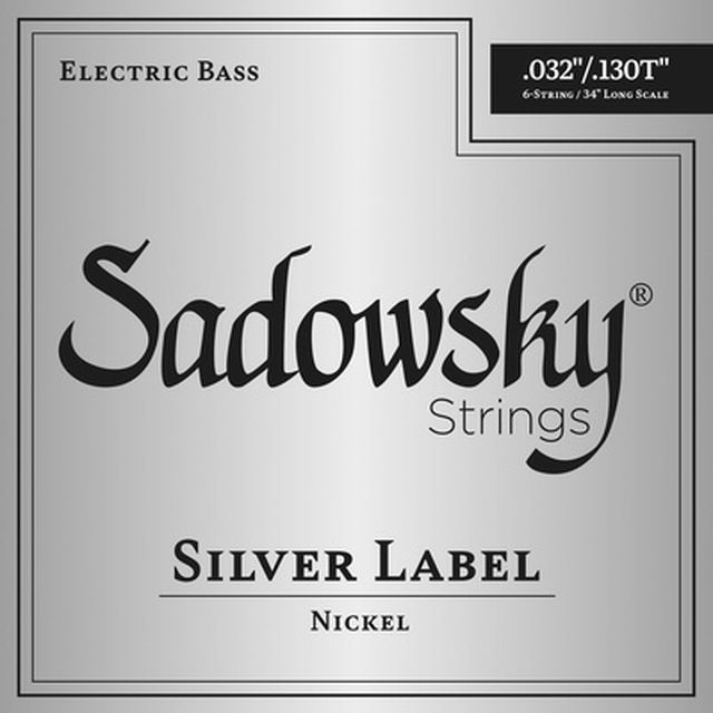 Sadowsky Silver Label Bass 6 .032 TW