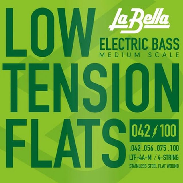 La Bella LTF-4A-M Bass Low Tens. Flats