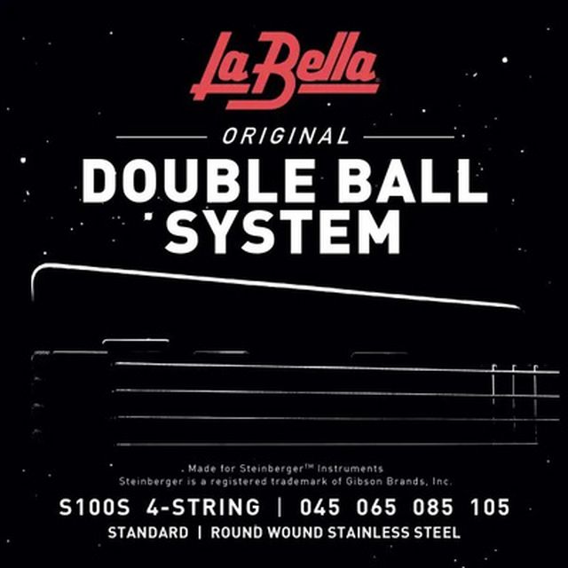 La Bella S100S Double Ball Bass Med