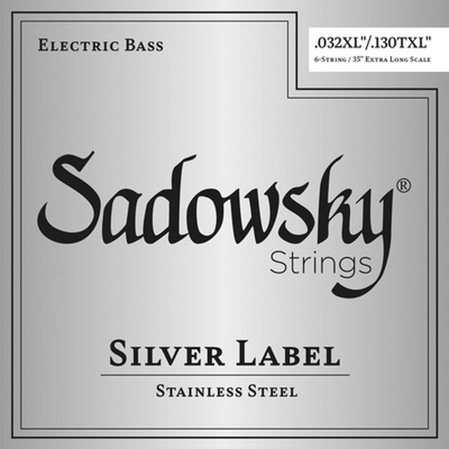 Sadowsky Silver Label Bass 6 .032 SS