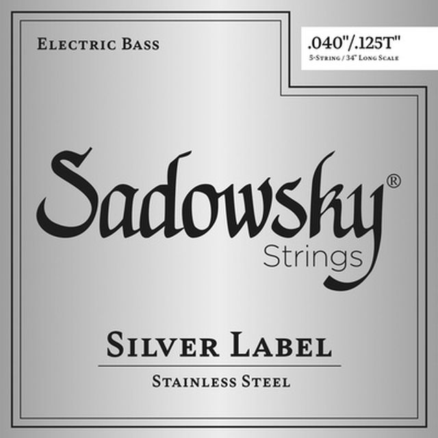 Sadowsky Silver Label Bass 5 .040 SS
