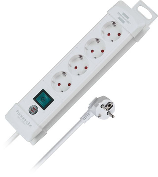 Brennenstuhl Premium Line 4-Way 1,8m WH