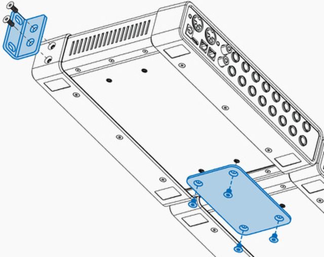 MOTU UltraLite Half Rack Coupler