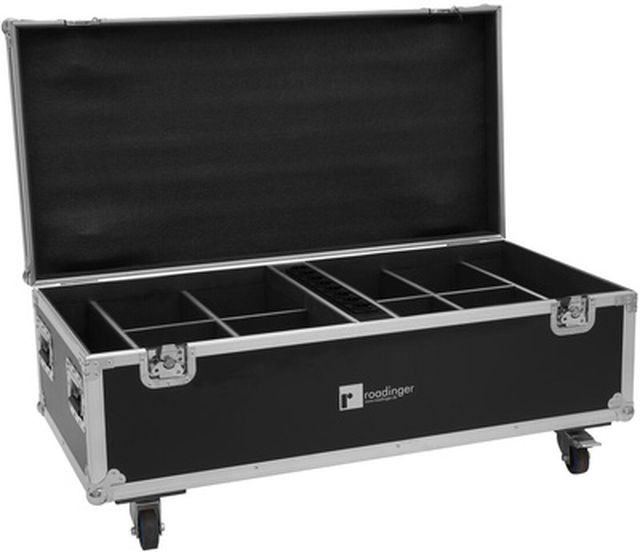 Roadinger Flightcase 8x AKKU IP PAR 7
