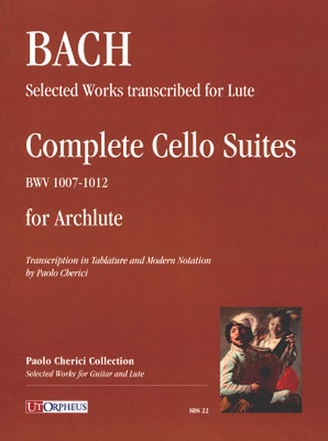 UT Orpheus Edizioni Bach Cello Suites Archilute