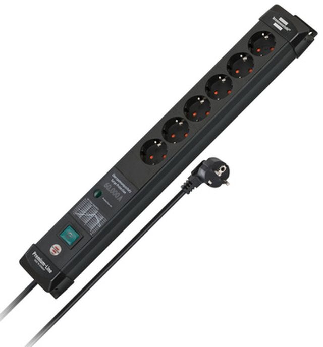 Brennenstuhl Premium Line 6-Way 3m OVP